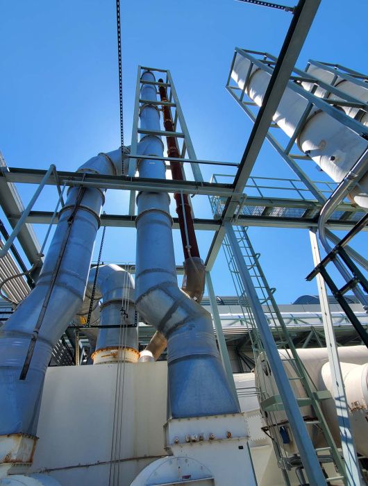 factory vent stacks engineering project